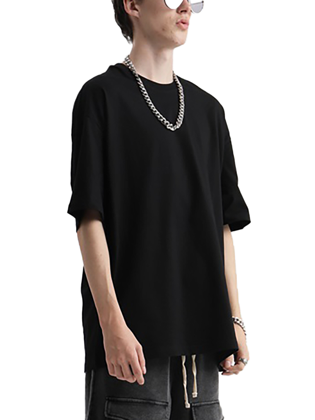 Streetwear Unisex 100% Cotton Basic Tee - Print On Demand | HugePOD-4